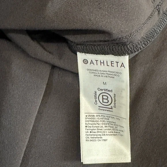 Athleta Women’s Black Savannah Strap Mini Dress NWOT - Medium - Picture 10 of 11